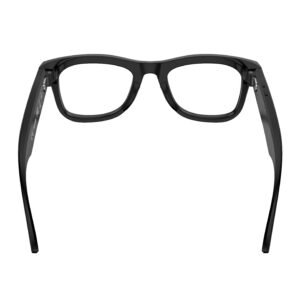 AI Glasses-Camera 8MP-Black Frame with transparency lens +Brown Color Charging Case - Image 10