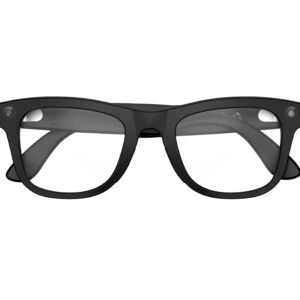 AI Glasses-Camera 8MP-Black Frame with transparency lens +Brown Color Charging Case - Image 12