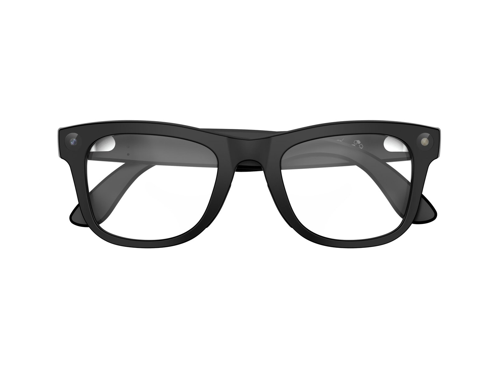 AI Glasses-Camera 8MP-Black Frame with transparency lens +Brown Color Charging Case - Image 12
