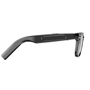 AI Glasses AG01-High Quality 2GB-Camera 8MP-410MaH Battery-Glossy Black Frame with Black Lens - Image 6
