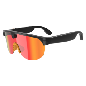 AI Smart Glasses Anti-shake 1080 HD Video Recording 8MP Camera Audio Cycling Sport Glasses Sunglasses-Orange Lens Color - Image 8