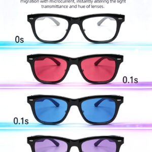 Smart Glasses-Electrochromic 4-colors HD Voice Call Fastest Color Switching Audio Glasses Sunglasses - Image 3