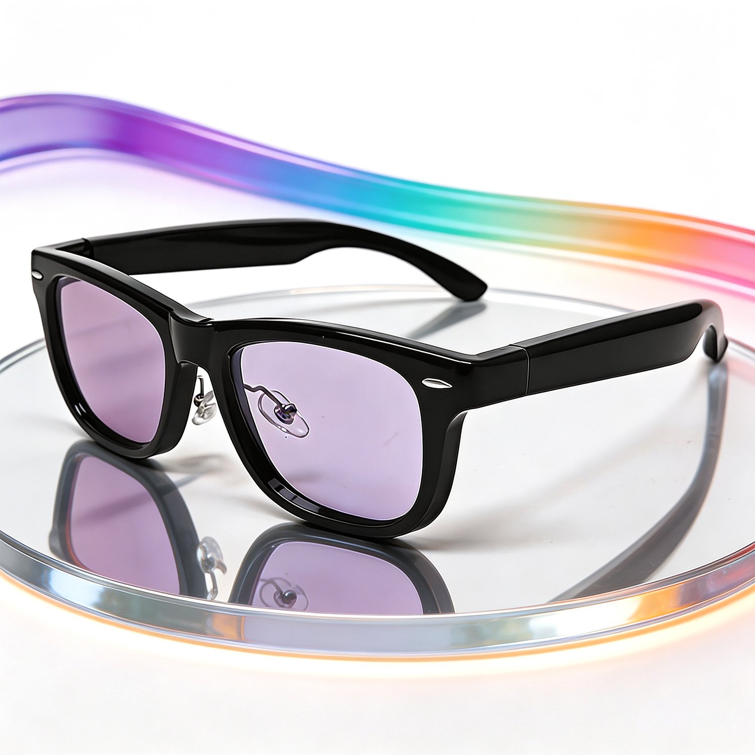 Smart Glasses-Electrochromic 4-colors HD Voice Call Fastest Color Switching Audio Glasses Sunglasses - Image 10