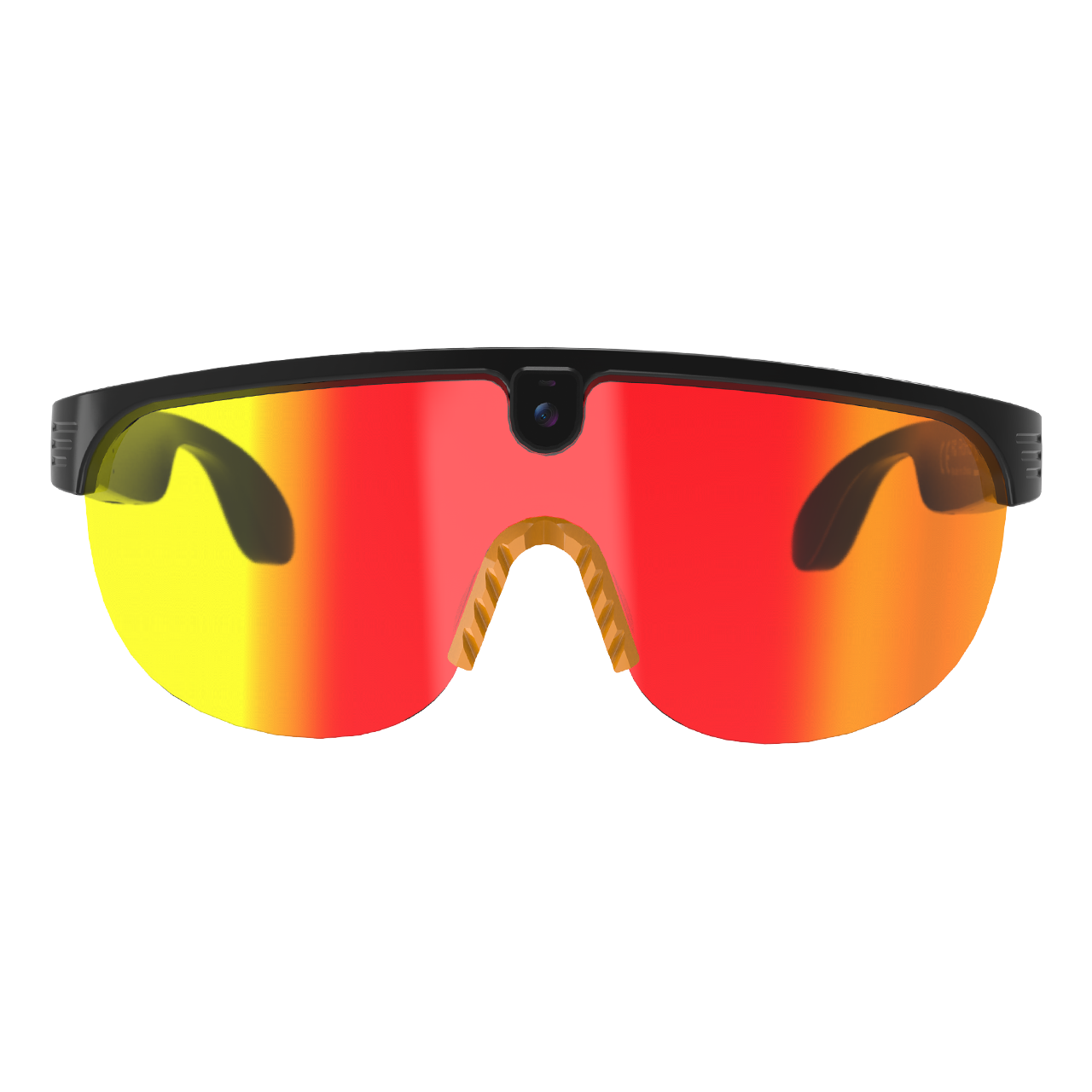 AI Smart Glasses Anti-shake 1080 HD Video Recording 8MP Camera Audio Cycling Sport Glasses Sunglasses-Orange Lens Color - Image 7