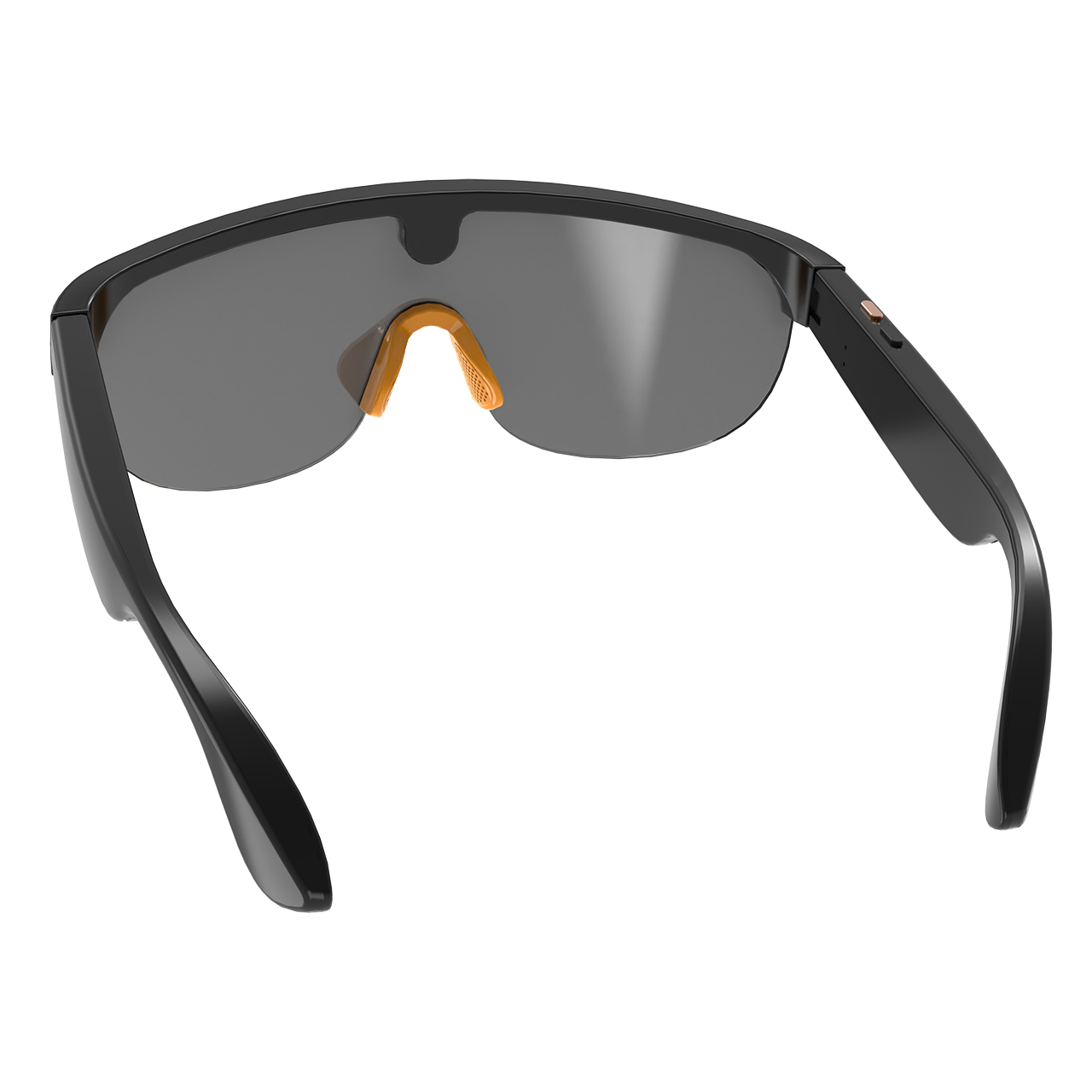AI Smart Glasses Anti-shake 1080 HD Video Recording 8MP Camera Audio Cycling Sport Glasses Sunglasses-Orange Lens Color - Image 6
