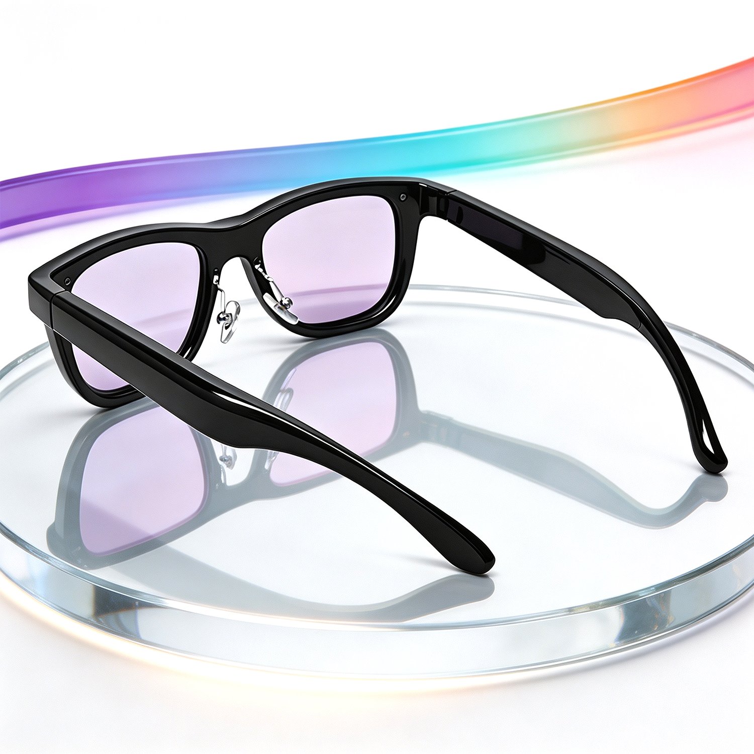 Smart Glasses-Electrochromic 4-colors HD Voice Call Fastest Color Switching Audio Glasses Sunglasses - Image 8