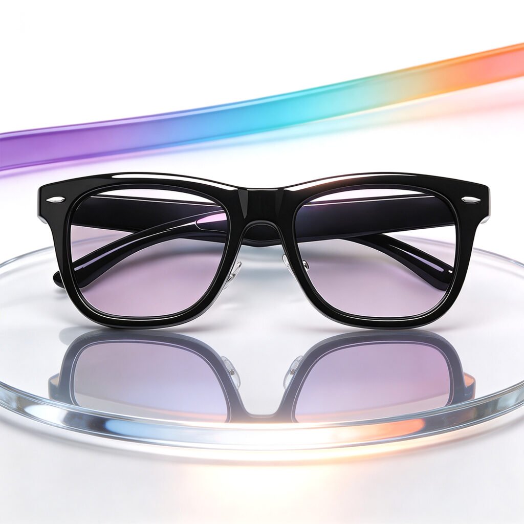 Smart Glasses-Electrochromic 4-colors HD Voice Call Fastest Color Switching Audio Glasses Sunglasses