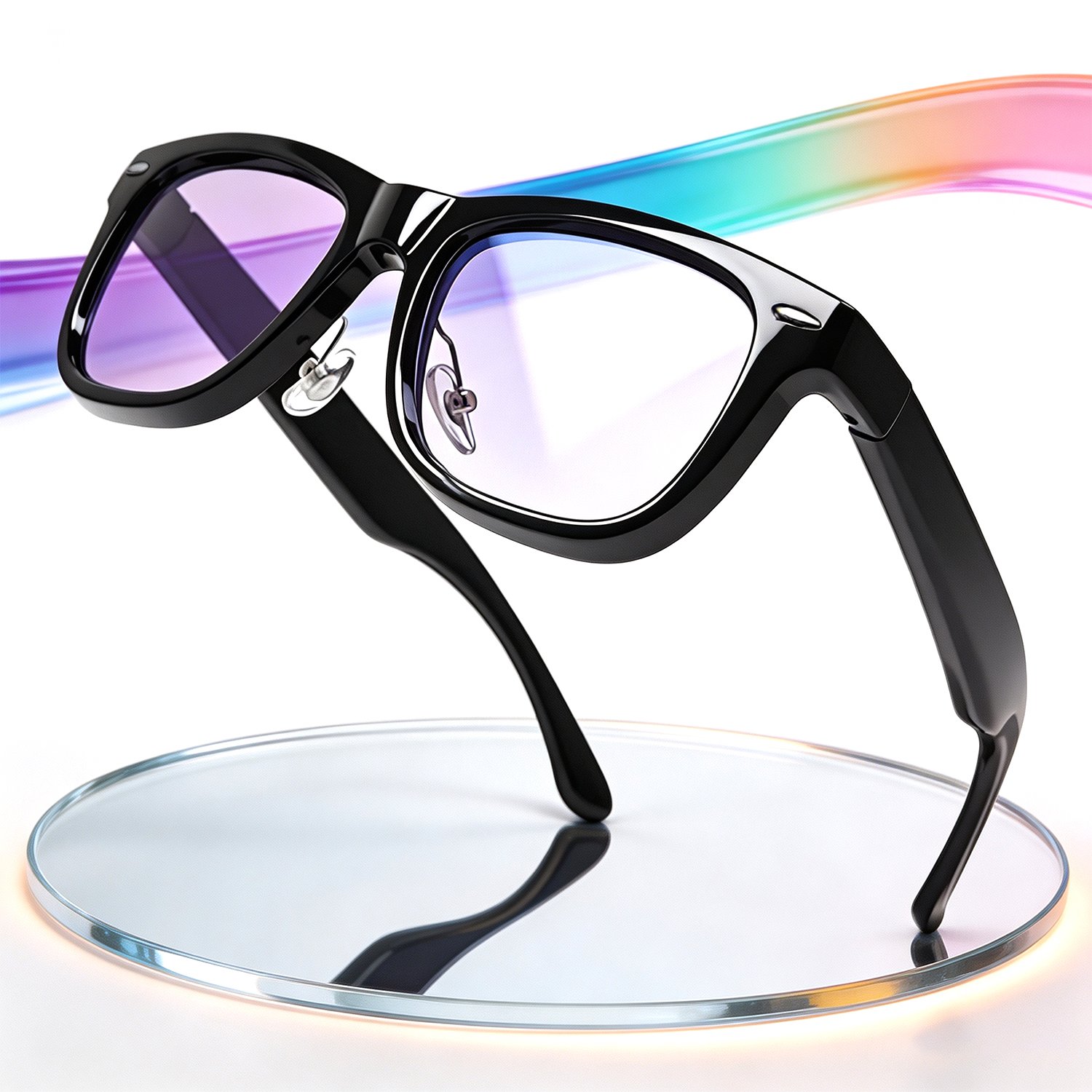 Smart Glasses-Electrochromic 4-colors HD Voice Call Fastest Color Switching Audio Glasses Sunglasses - Image 6