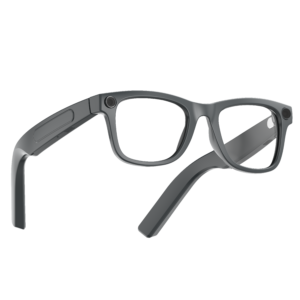 Smart AI Glasses-High Quality-2GB-Camera 8MP-410MaH Big Battery-Matte Gray Frame with Transparency Lens- AG01 - Image 2
