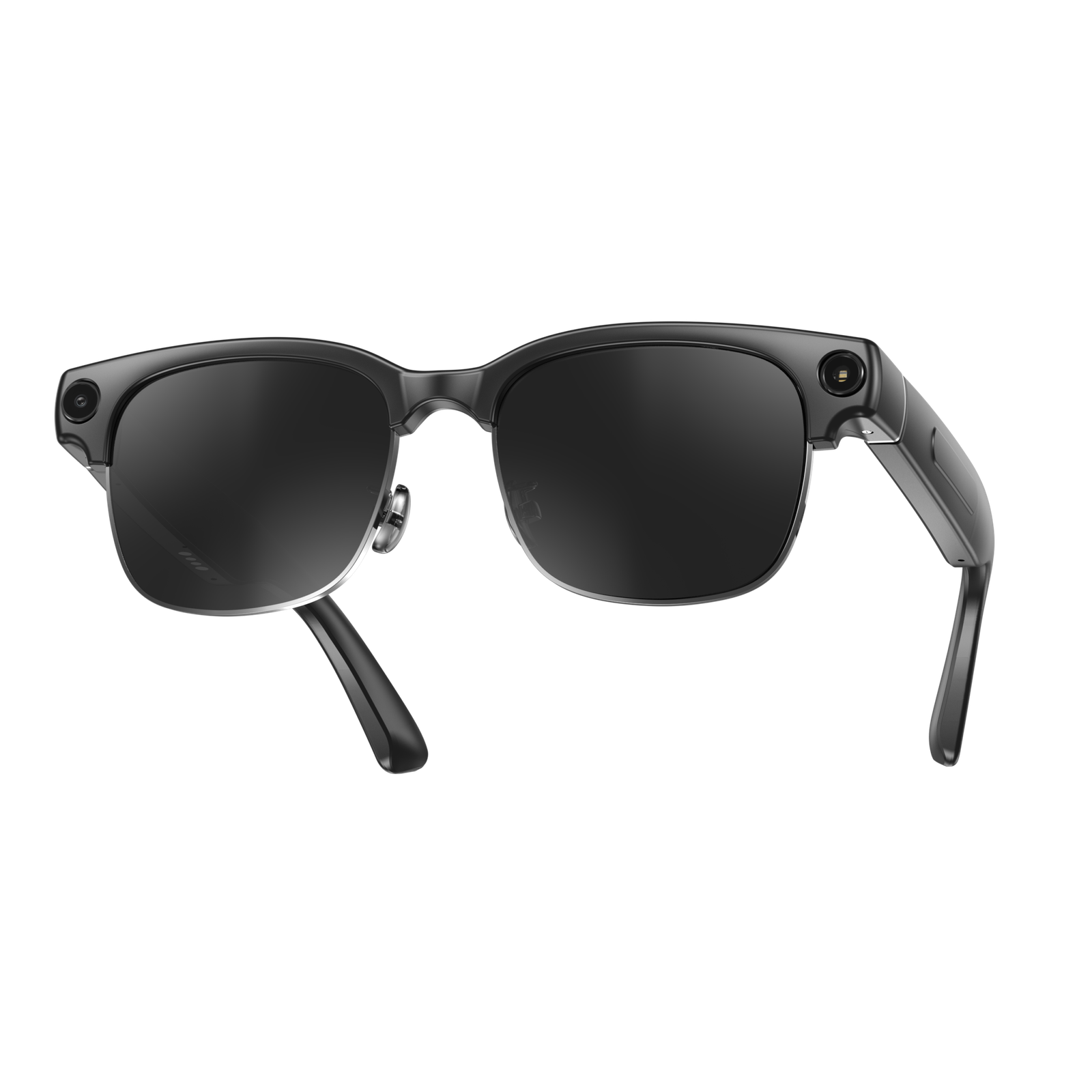 AI Smart Glasses Fashion Design 13MP Camera 4K HD Shooting AI Assittant Metal Frame Anti-Shake HIFI Sound Quality-Black Color - Image 2