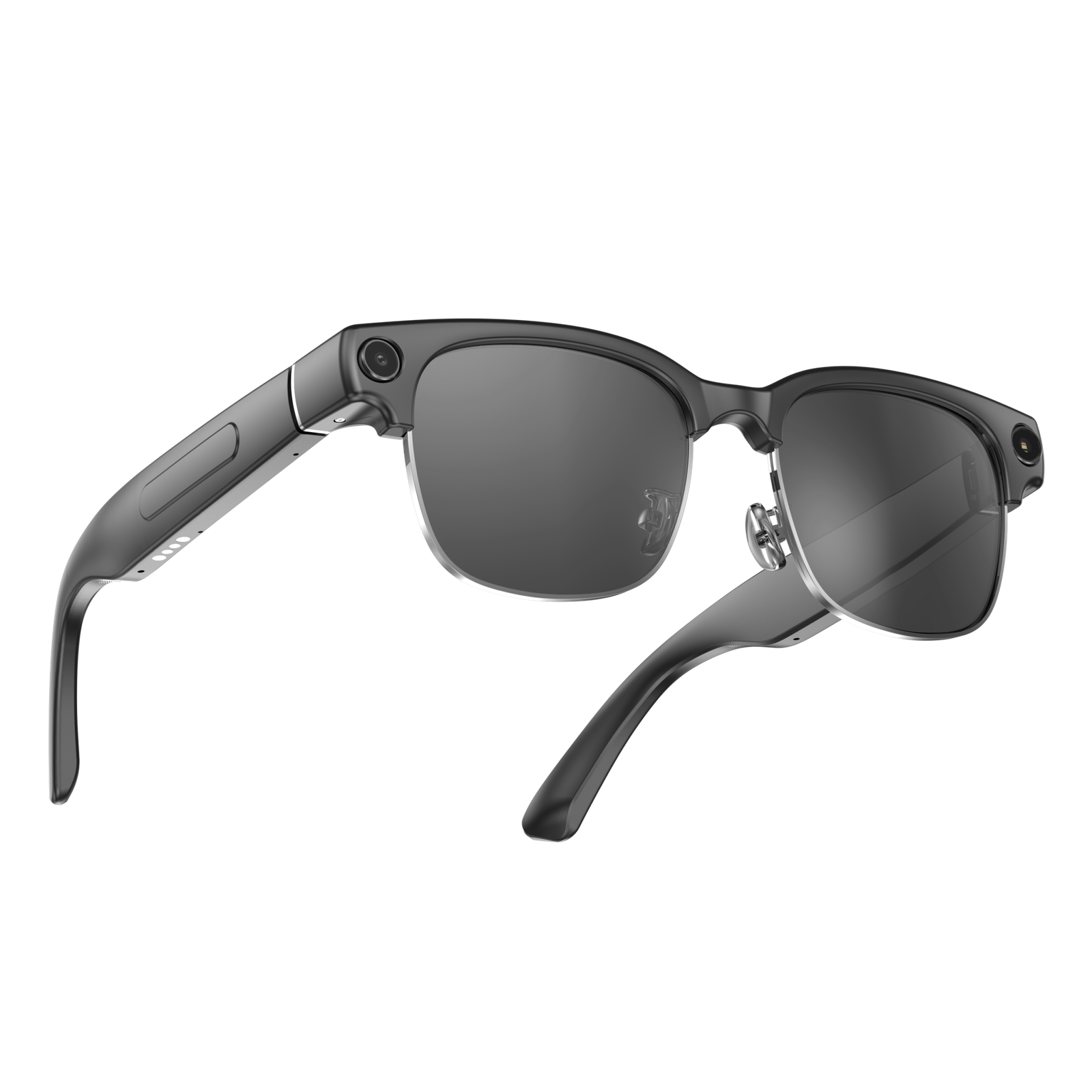 AI Smart Glasses Fashion Design 13MP Camera 4K HD Shooting AI Assittant Metal Frame Anti-Shake HIFI Sound Quality-Black Color - Image 7